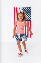 Load image into Gallery viewer, Navy Stripe Skort