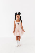 Load image into Gallery viewer, Pumpkin Bow TAN | (KIDS) Mesh DRESS