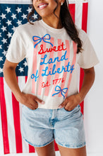Load image into Gallery viewer, Sweet Land of Liberty | ADULT tees (*CROP + FULL LENGTH HERE)