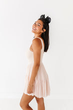 Load image into Gallery viewer, Pumpkin Bow TAN | (ADULT) Mesh DRESS