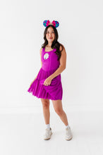Load image into Gallery viewer, Ana (ADULT) | Raspberry Mesh DRESS