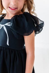 Black | Bow Party Dress