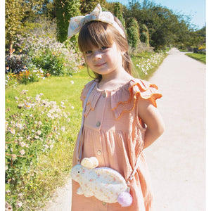 Tiny Blossom Bow Headband