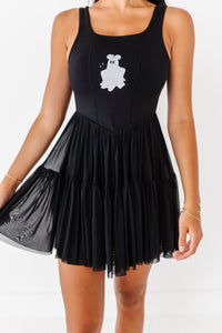 Minnie Ghost BLACK | (ADULT) Mesh DRESS