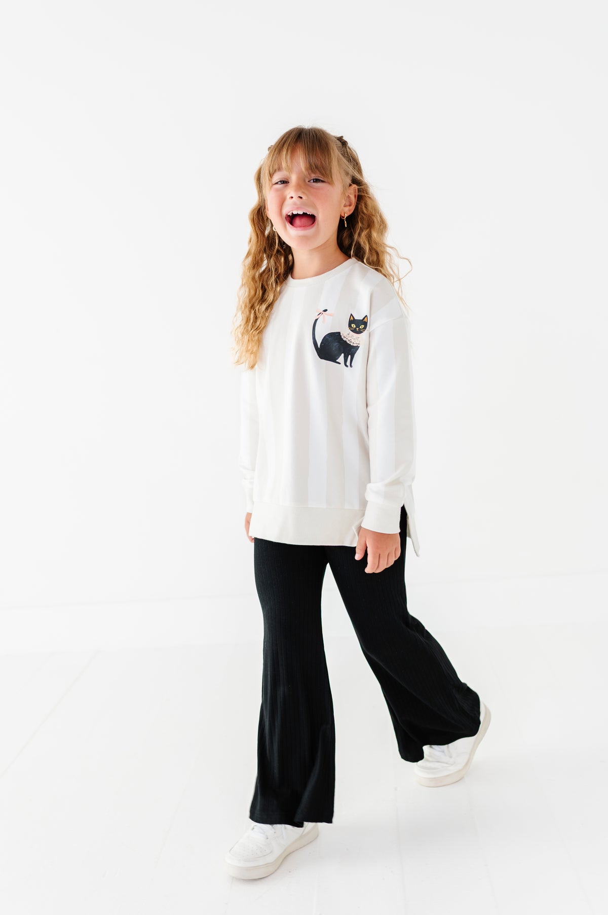 Black Magic | RIB Wide Leg Pants