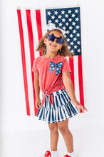 Load image into Gallery viewer, Navy Stripe Skort
