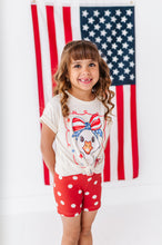 Load image into Gallery viewer, Red Navy Dotty | Biker Shorts