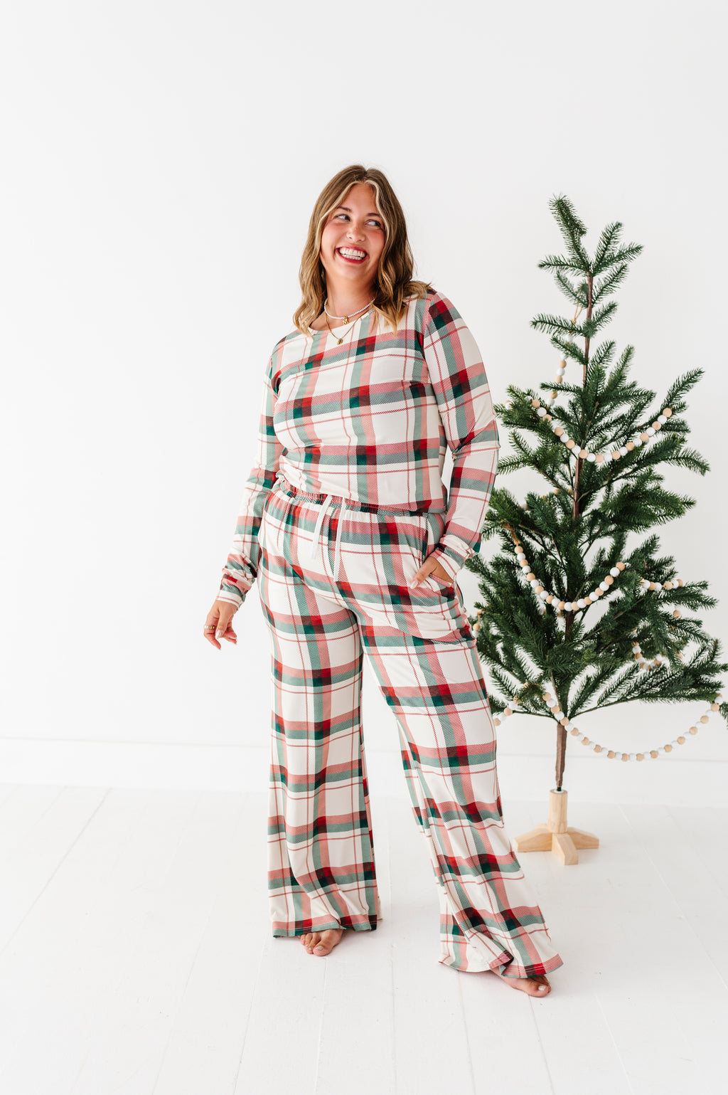 Holiday Plaid | WOMEN'S Long Sleeve Top