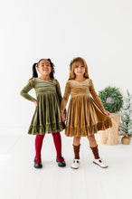 Load image into Gallery viewer, Carmel | Velvet Bow Back Dress