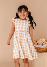 Load image into Gallery viewer, Honey Gingham | TIE-BACK DRESS