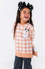 Load image into Gallery viewer, Pretzel Ghostie (PLAID) | SIDE SPLIT SWEATSHIRT