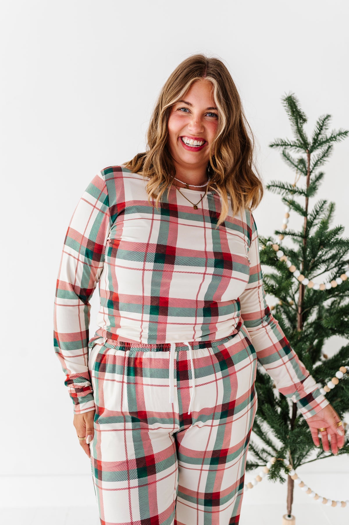 Holiday Plaid | WOMEN'S Long Sleeve Top