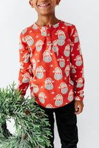 Retro St. Nick | Button Henley