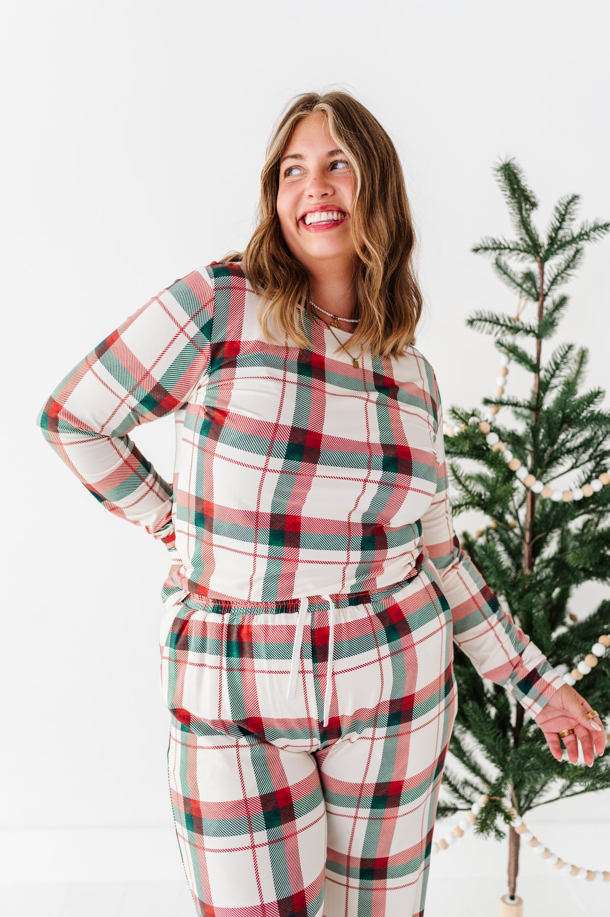 Holiday Plaid | WOMEN'S Long Sleeve Top