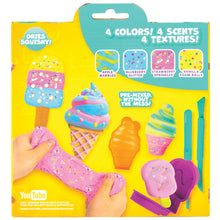 Load image into Gallery viewer, Mixy Squish: Scented Ice Cream Fluffy Clay Kit