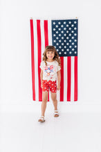 Load image into Gallery viewer, Red Navy Dotty | Biker Shorts
