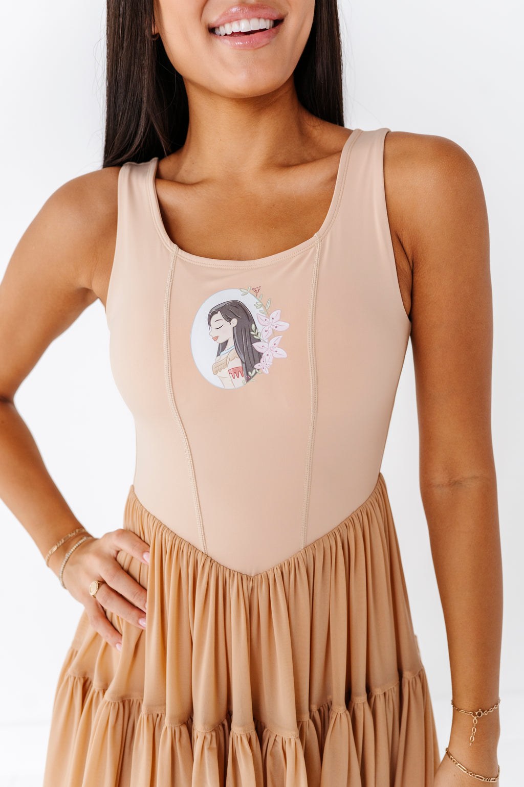 Pocahontas (ADULT) | Sand Mesh DRESS