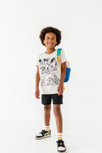 Cartoon Cover | KIDS CREAM TEE