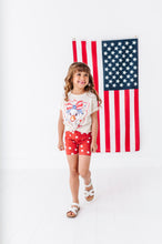 Load image into Gallery viewer, Red Navy Dotty | Biker Shorts