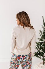 Load image into Gallery viewer, RED BOW (CREAM SHIRT) | Adult Long Sleeve Tee