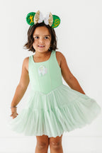 Tink (KIDS) | Lime Mesh DRESS