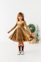 Load image into Gallery viewer, Carmel | Velvet Bow Back Dress