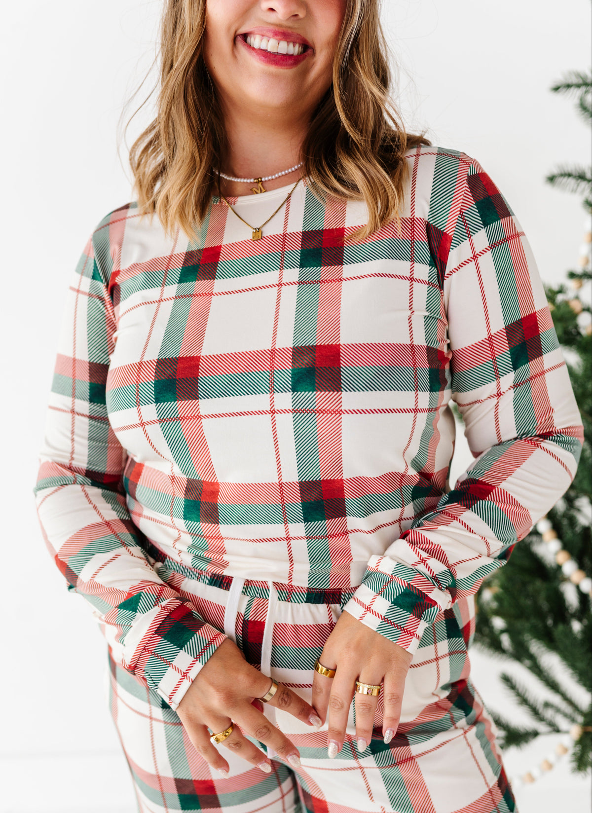 Holiday Plaid | WOMEN'S Long Sleeve Top