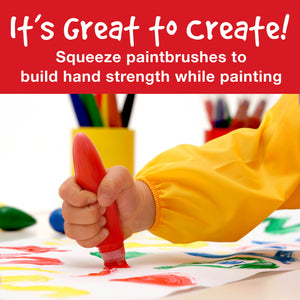 Jumbo Squeezing Paintbrushs (6 count)