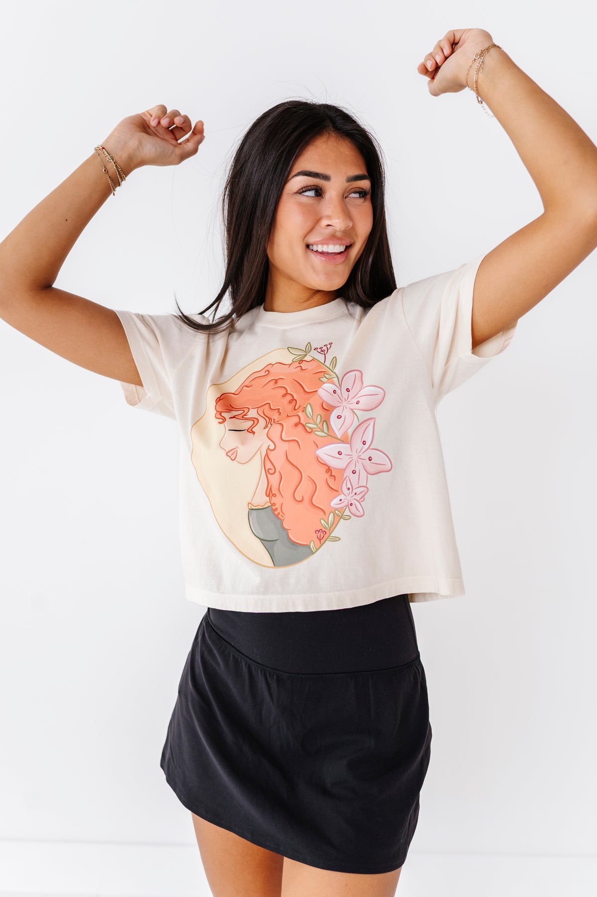 Merida | ADULT tee (CROP + FULL LENGTH HERE)
