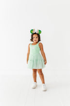 Tink (KIDS) | Lime Mesh DRESS