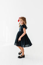 Load image into Gallery viewer, Black | Bow Party Dress