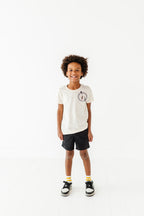 Pluto Circle | KIDS CREAM TEE