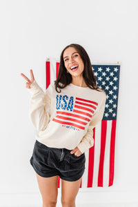 Adult Unisex FLAG Sweatshirt