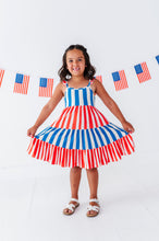 Load image into Gallery viewer, Spangled Stripes | Bamboo Dress