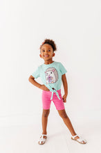 Load image into Gallery viewer, Bubblegum | RIBBED BIKER SHORTS