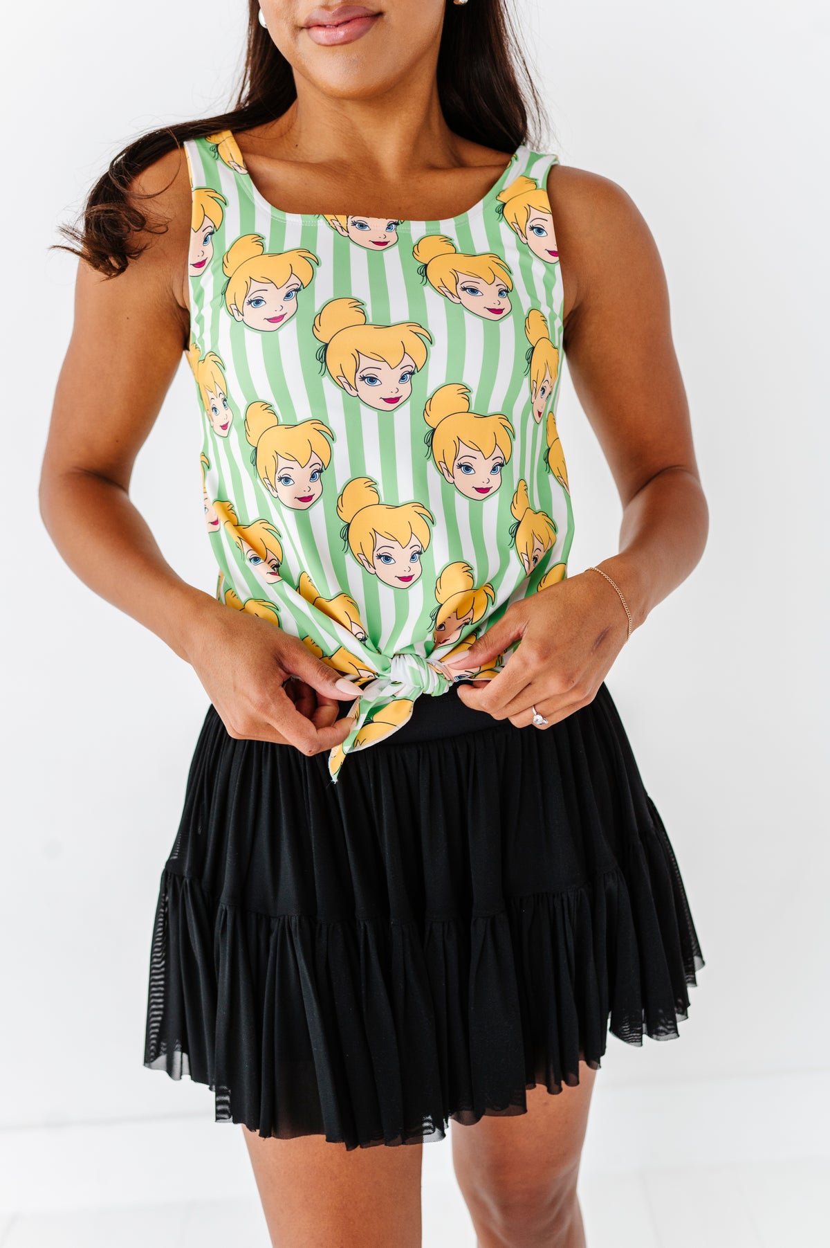 TINK Stripe (ADULT) | FRONT-TIE TANK