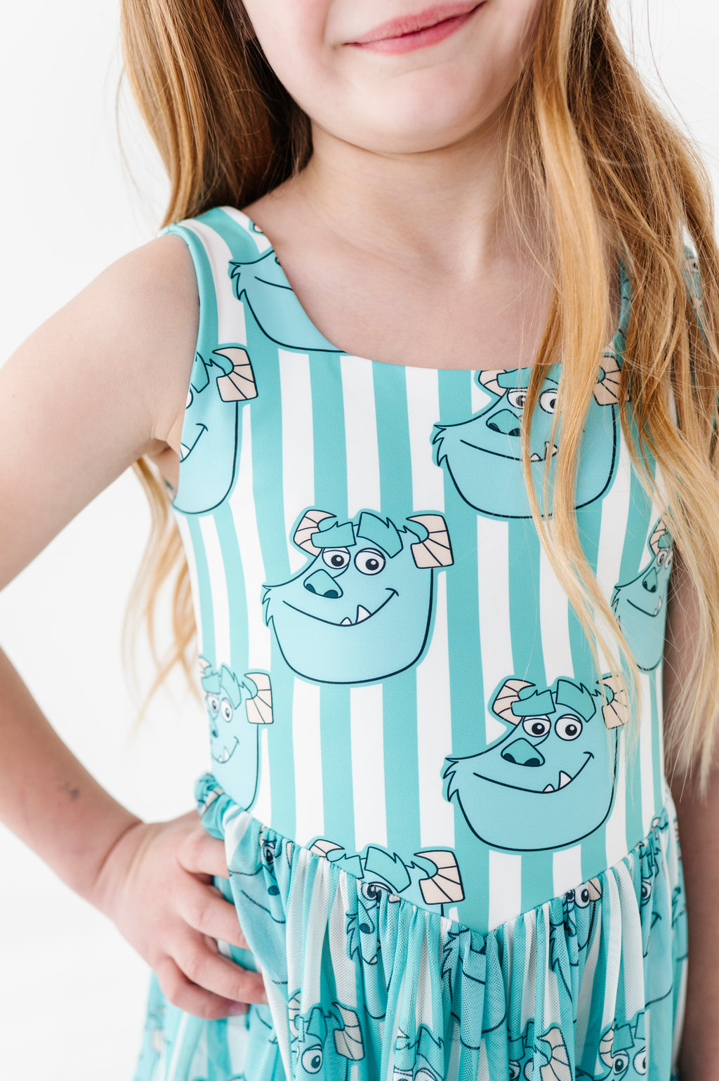 SULLEY Stripe (KIDS) | Mesh DRESS