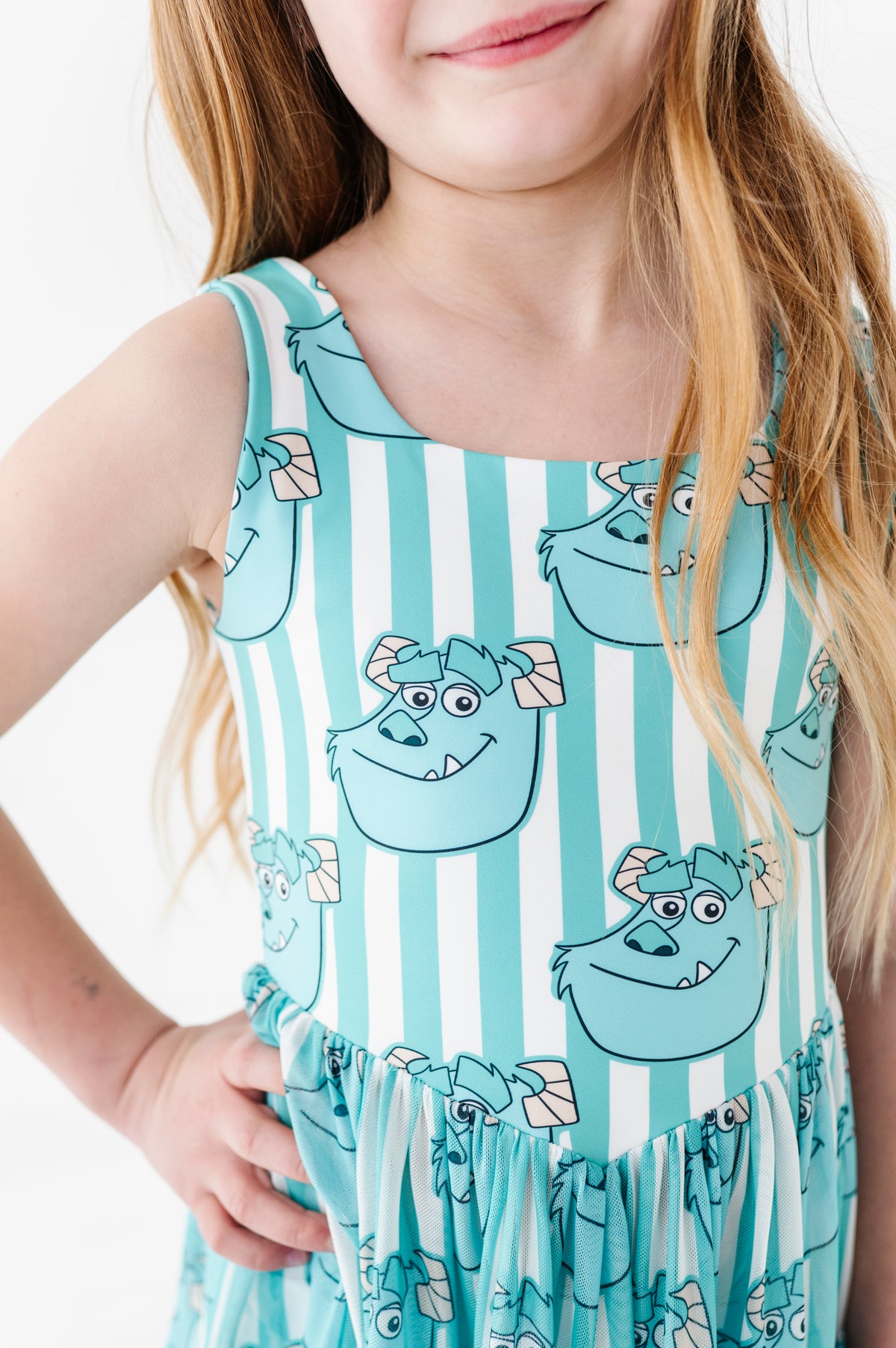SULLEY Stripe (KIDS) | Mesh DRESS