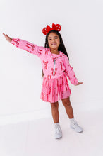 Load image into Gallery viewer, Pink Park Bows | KIDS Cropped Hoodie