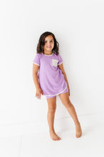 Load image into Gallery viewer, Pixie Purple | Mini Dress + Biker Shorts RIB Set