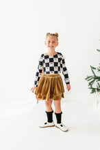Load image into Gallery viewer, Carmel Velvet | 2-Tiered SKORT
