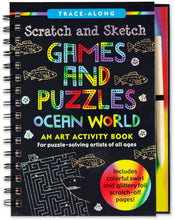 Load image into Gallery viewer, Scratch &amp; Sketch: Games &amp; Puzzles Ocean World