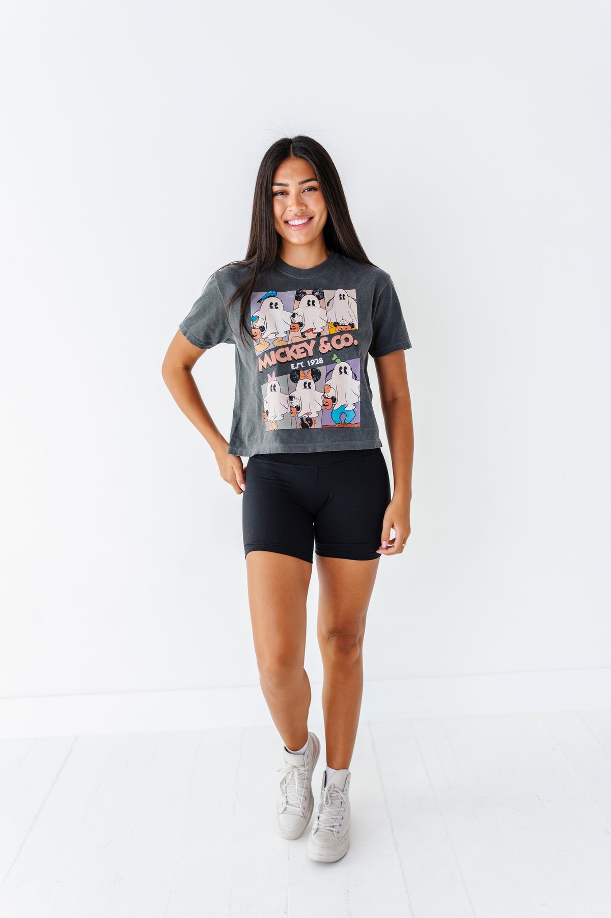 Mickey & Co. Ghost Gang | ADULT *CROP* TEE