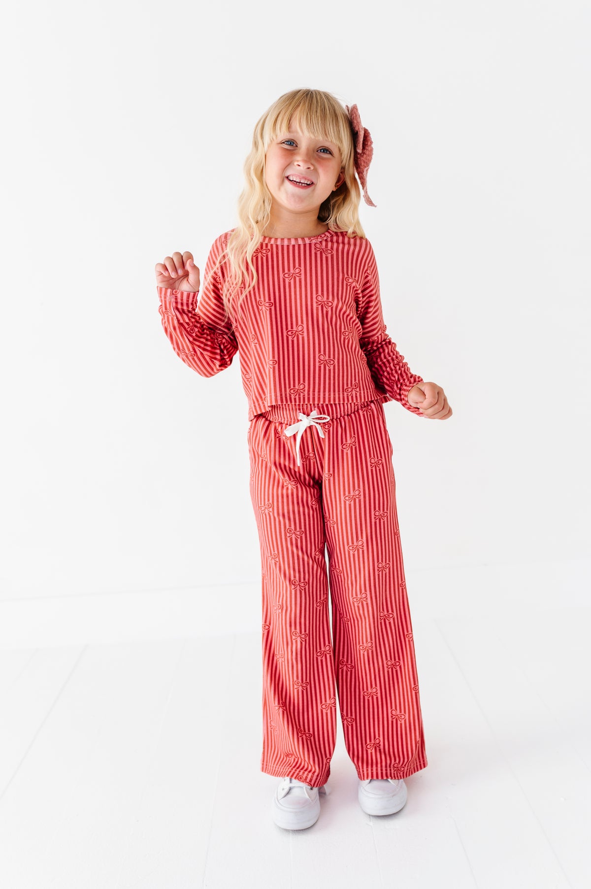 Sugarplum Bows | Ribbed 2-Piece Set