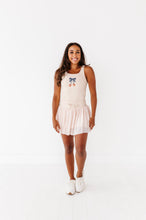 Load image into Gallery viewer, Pumpkin Bow TAN | ADULT TANK