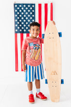 Load image into Gallery viewer, Hotdog | RED Boys Curve Hem Tee