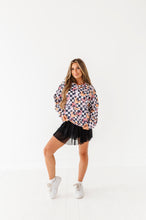 Load image into Gallery viewer, Checkered Minnie Pumpkins | (ADULT) 1/4th ZIP
