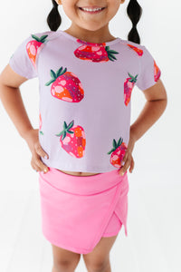 Strawberries | Cross Back Tee