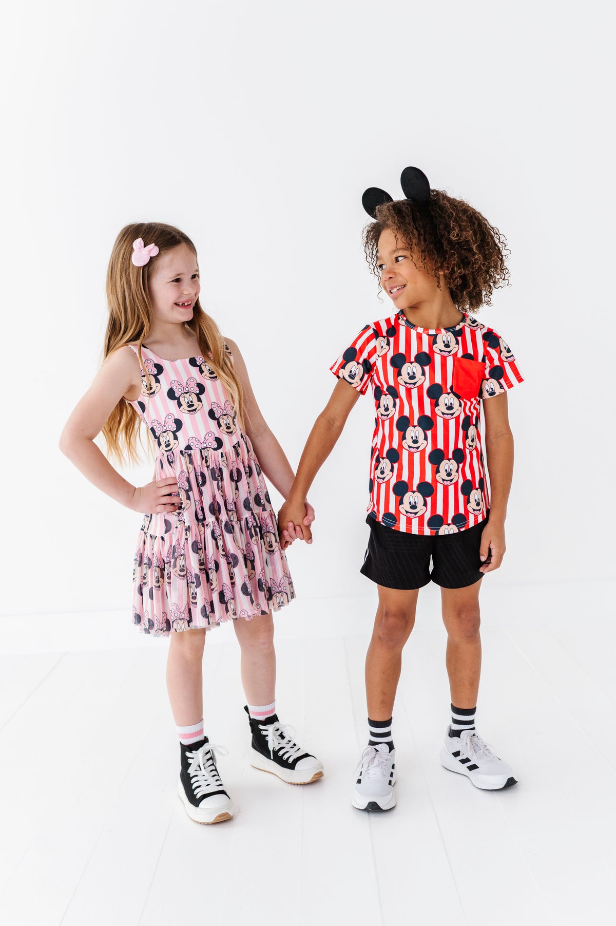 MINNIE Stripe (KIDS) | Mesh DRESS