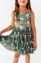 Load image into Gallery viewer, Mickey's Evergreen Check | KIDS Mesh Dress